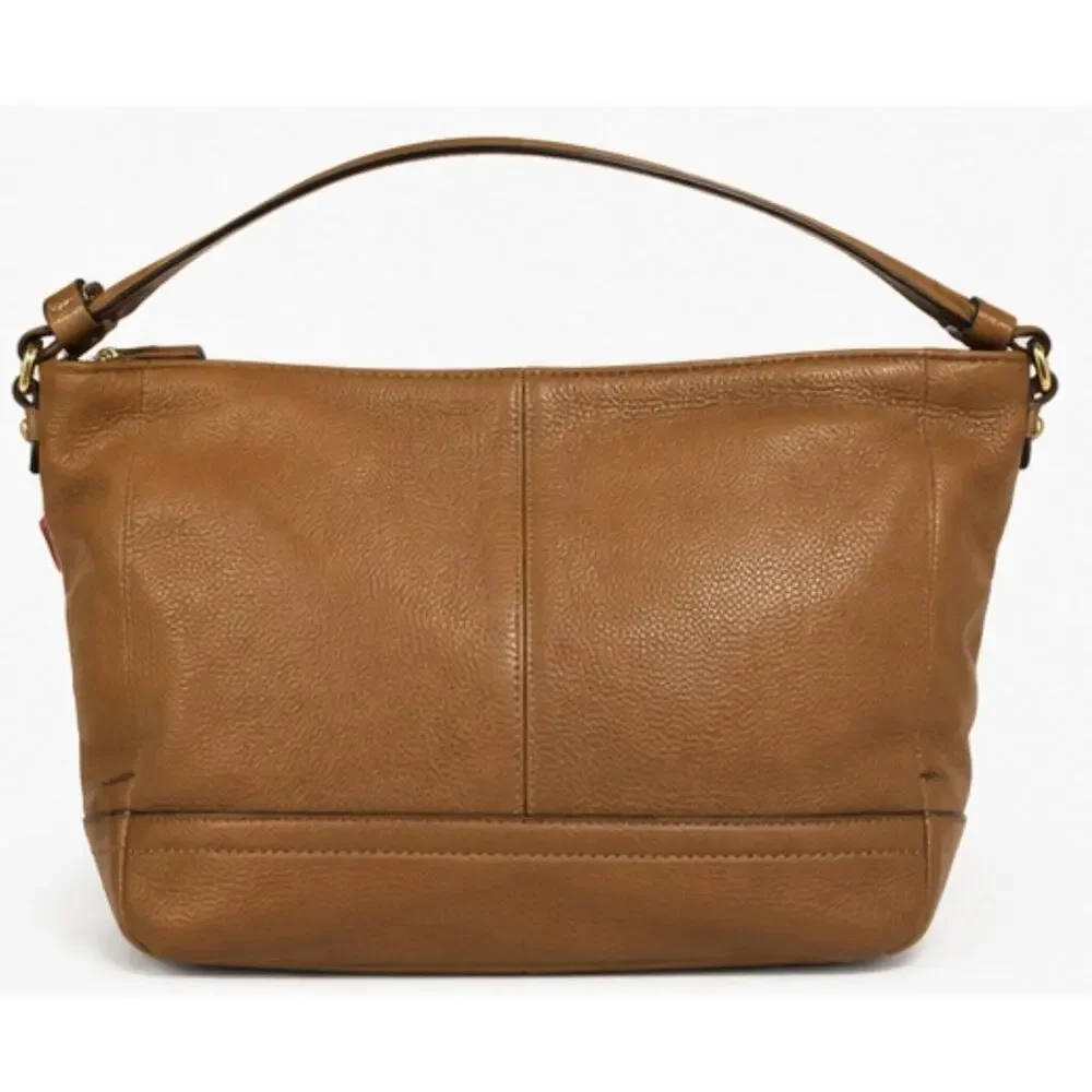 Coach F23284 Park Carrie Tote & F23167 Slim Wallet British Tan Leather Bundle